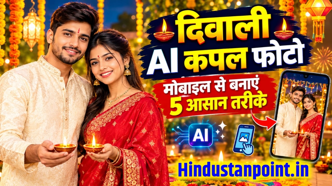 Diwali Par Pati-Patni Ki Ek Saath AI Photo Kaise Banaye?