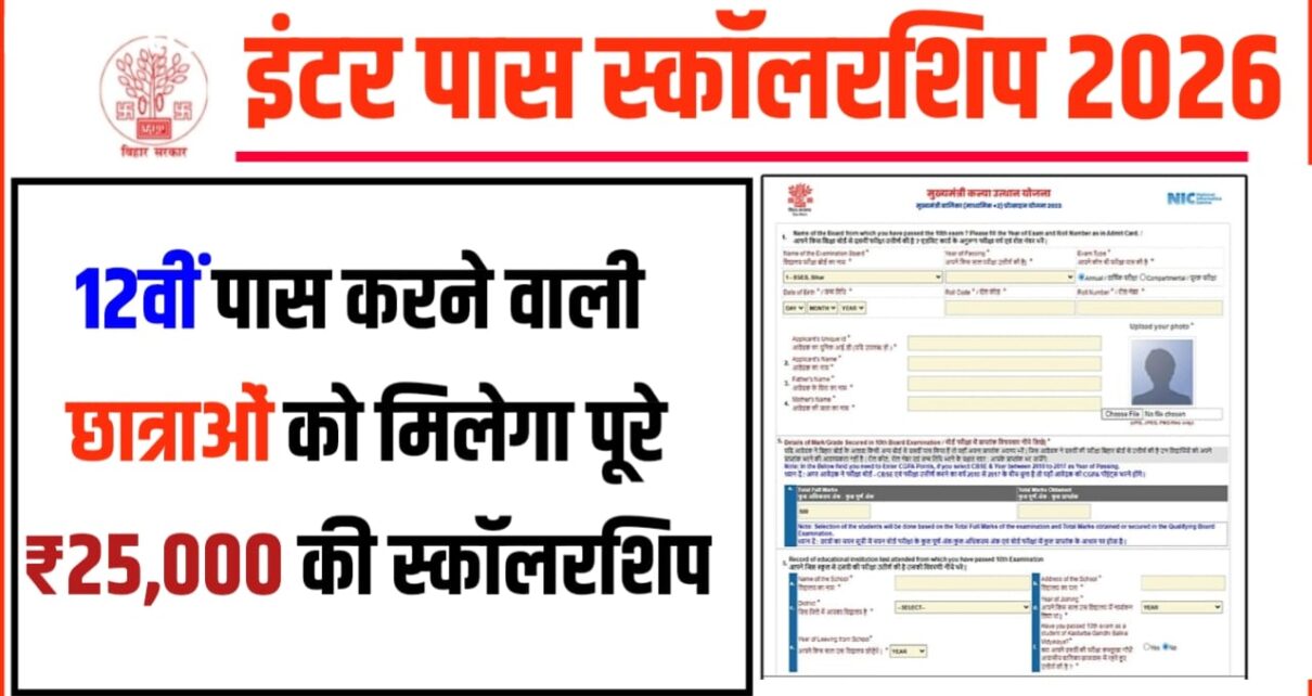Bihar Board Class 12th Scholarship Payment Kab Aayega